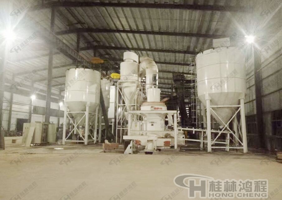 方解石磨粉機，雷蒙磨粉機，600目重鈣粉設備，HC1700擺式磨