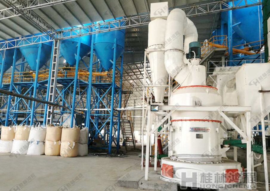 4R3216雷蒙機80-100目重晶石磨粉設(shè)備，重晶石雷蒙磨粉機